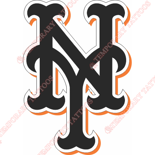 New York Mets Customize Temporary Tattoos Stickers NO.1766